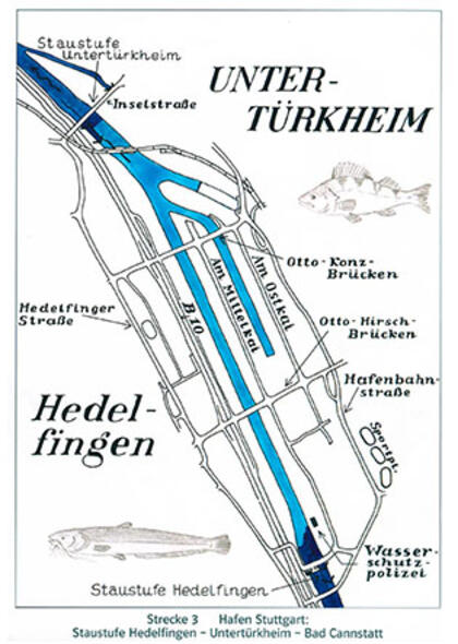 Gewässerkarte Neckarhafen 3